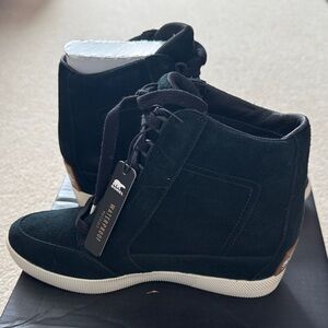 Black High-Top Sneakers